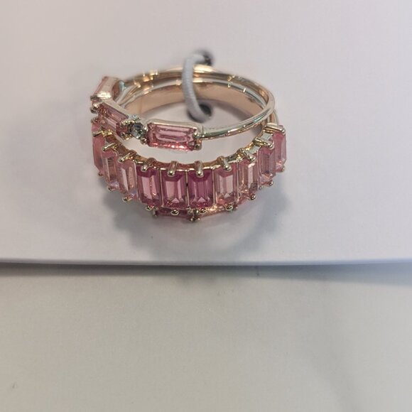 LOFT Crystal Baguette Ring Set - Picture 7 of 7